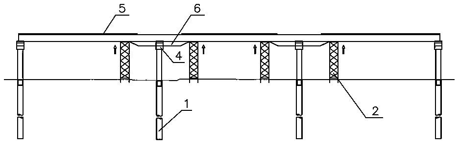 A system reinforcing method for a steel plate combined continuous beam