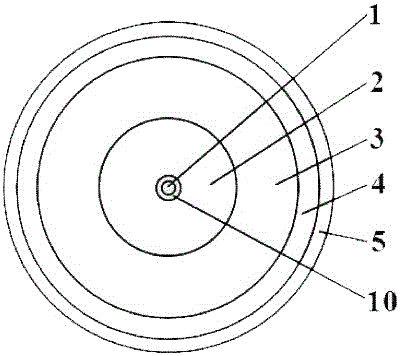 Bending resistant optical fiber