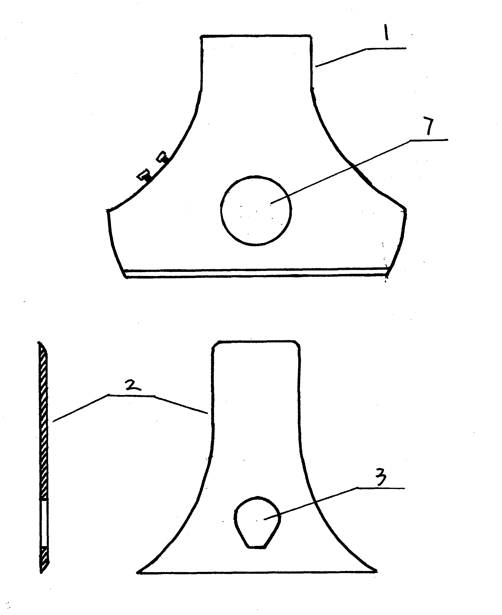 Passive interchangeable electronic plate Erhu head