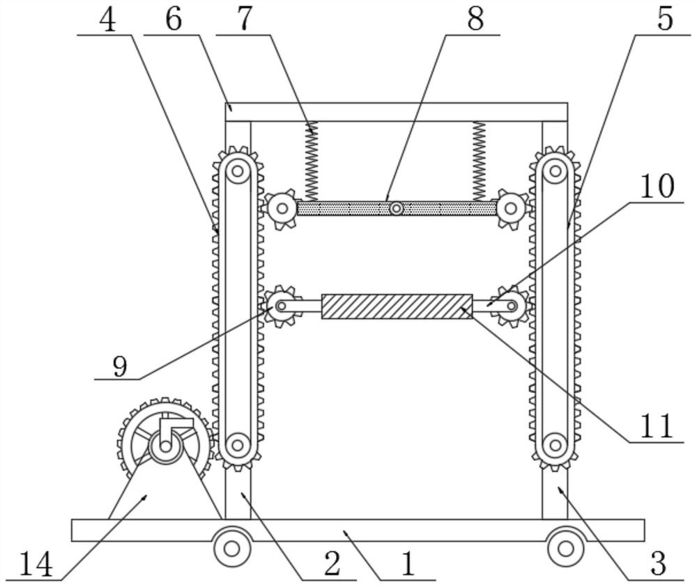 Wallpaper pasting device for building decoration