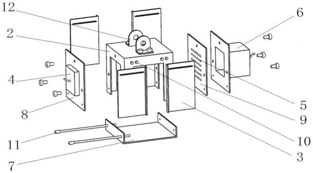 Device for measuring bending of saw wire of wire saw machine tool