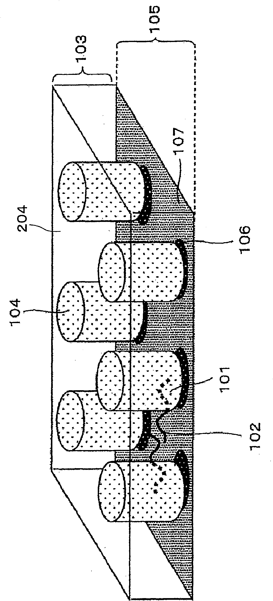 Microfine structure and process for producing same