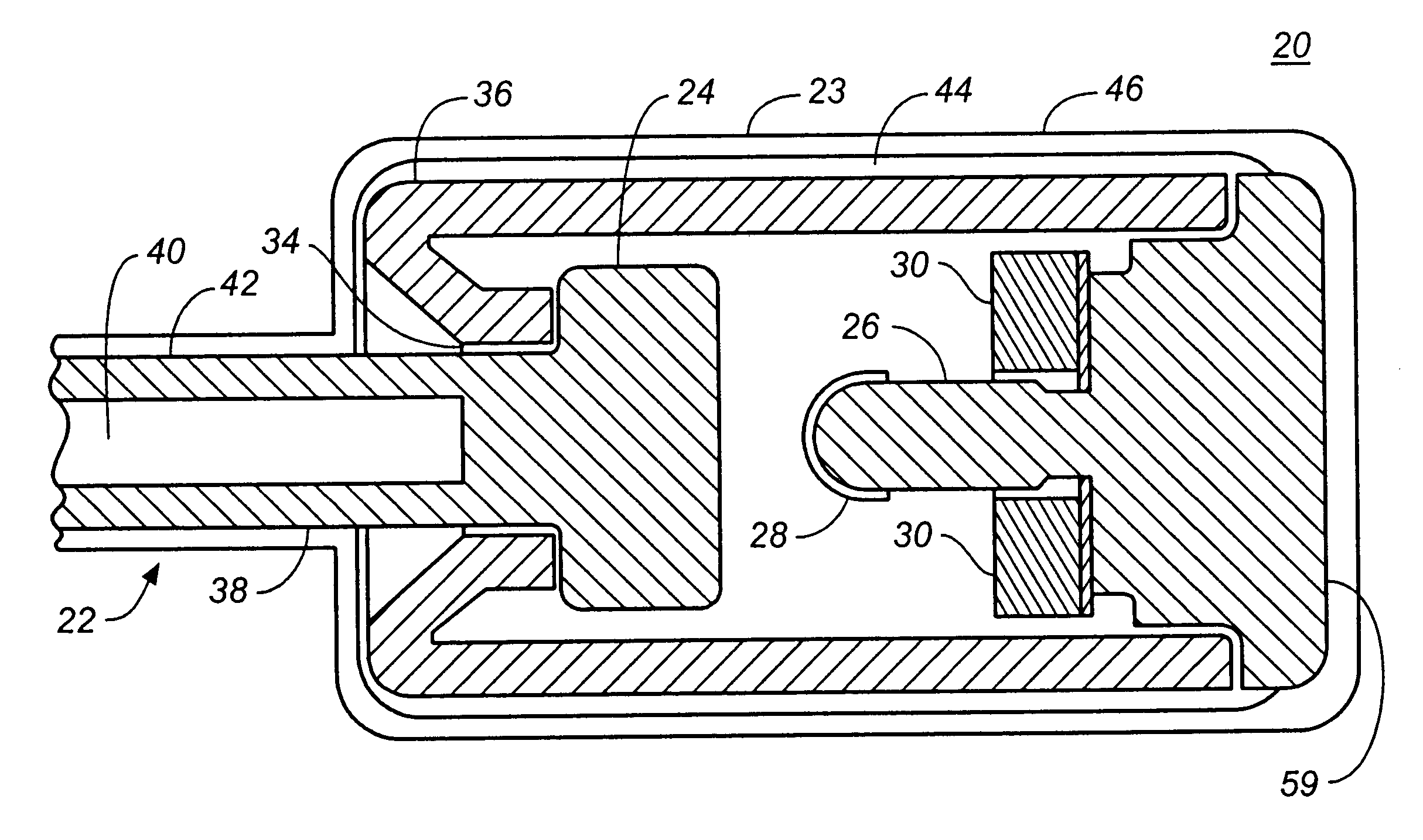 Device for delivering localized x-ray radiation and method of manufacture