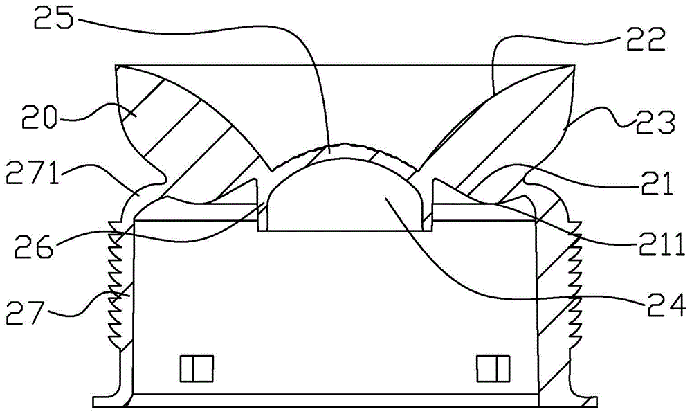 Wide-angle LED lamp