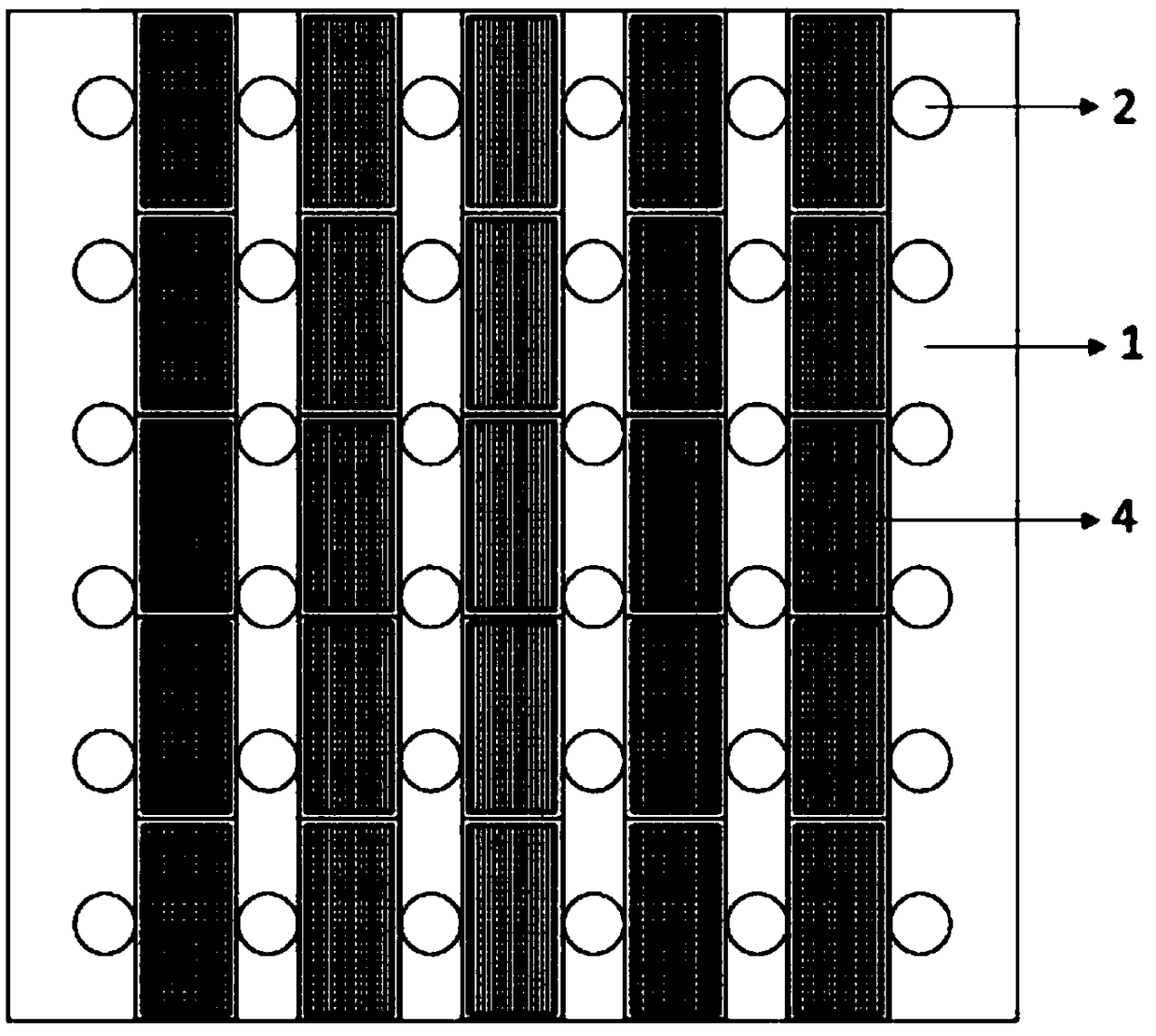 Photovoltaic translucent concrete plate