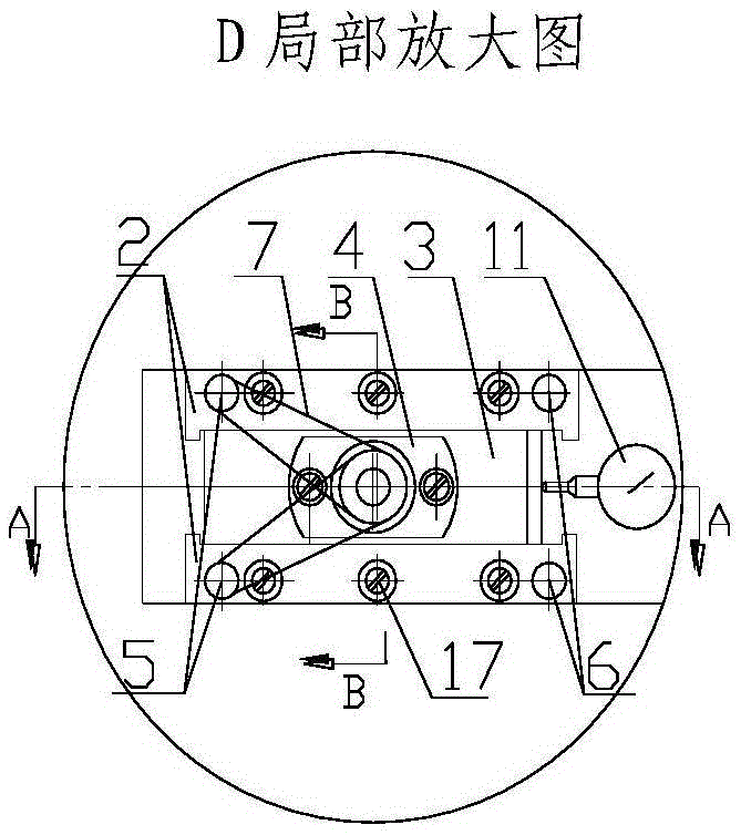 Measurement tool for measuring internal and external sizes