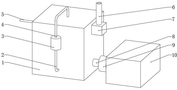 Aluminum alloy die-casting waste gas treatment device