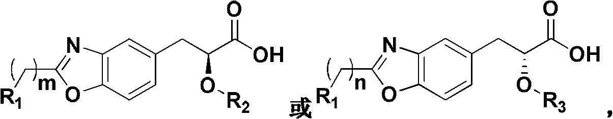 2-substituted benzo-[d] oxazole-5-propionic acid compound and preparation method and applications thereof