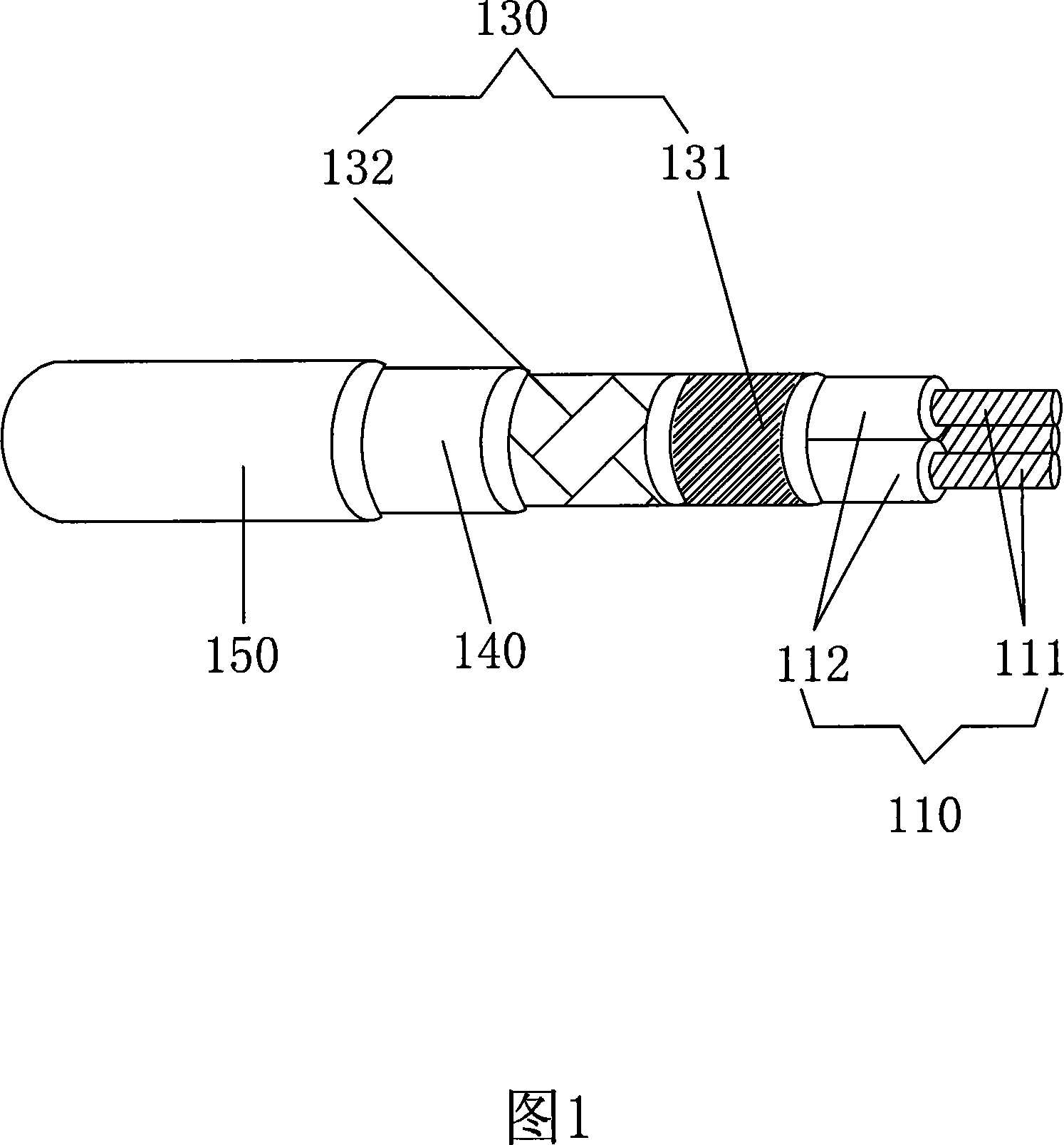 Shielded cable for engineering apparatus