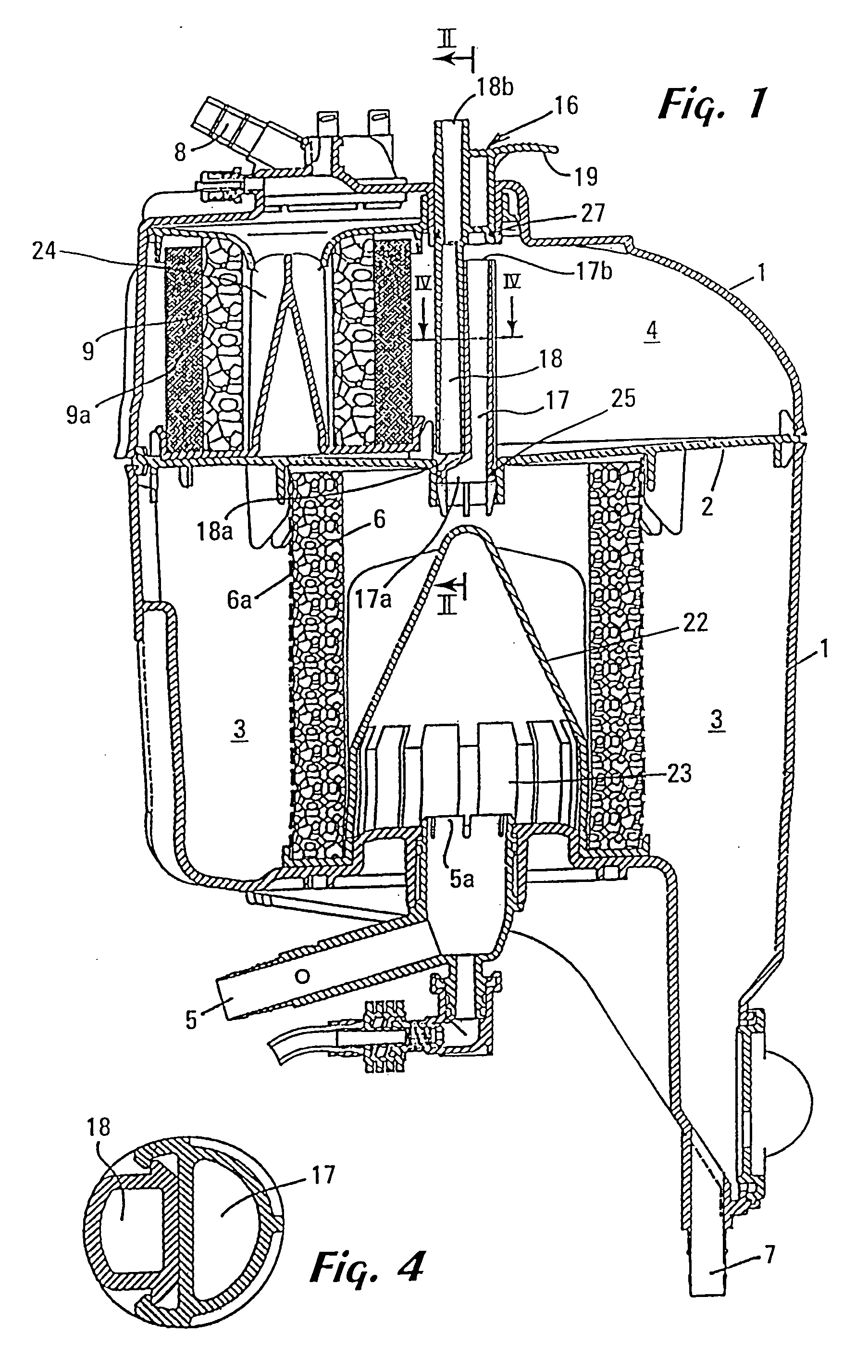 Combined device comprising a venous blood reservoir and a cordiotomy reservoir in an extracorporeal circuit