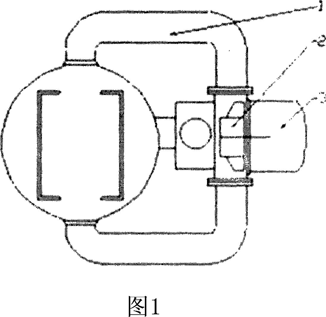 Double-path high-pressure heat-exchange device for double-chamber gas quenching furnace