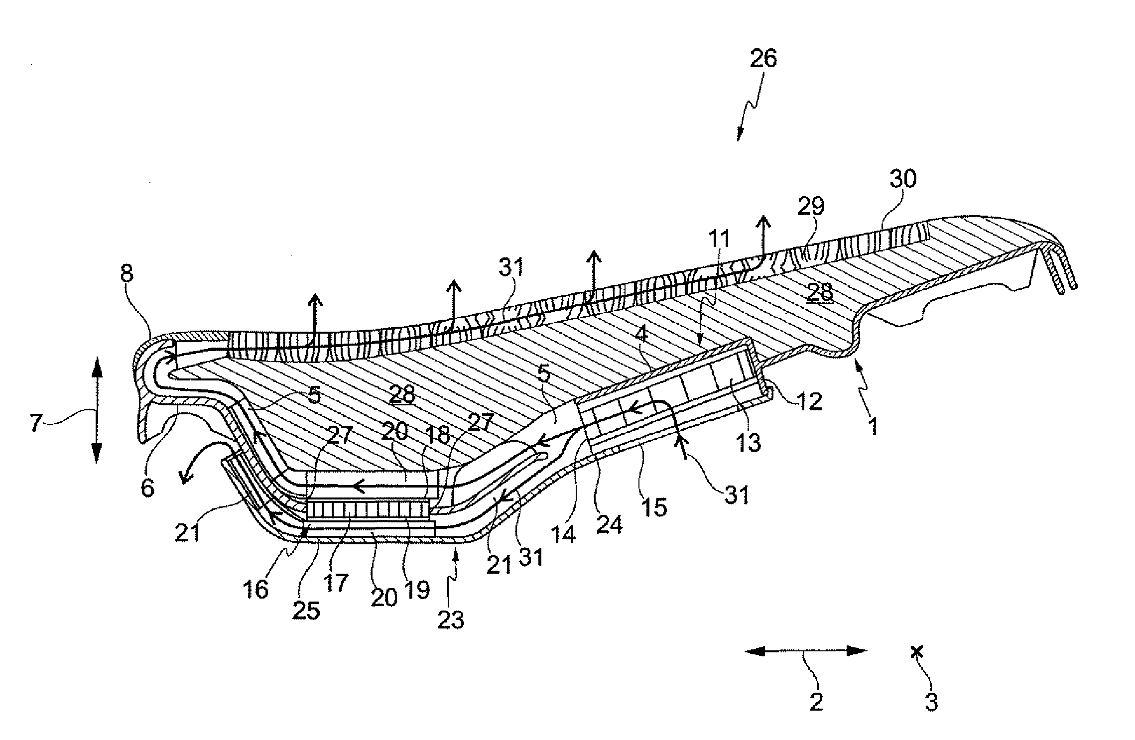 Vehicle Seat Comprising an Air Conditioning Unit