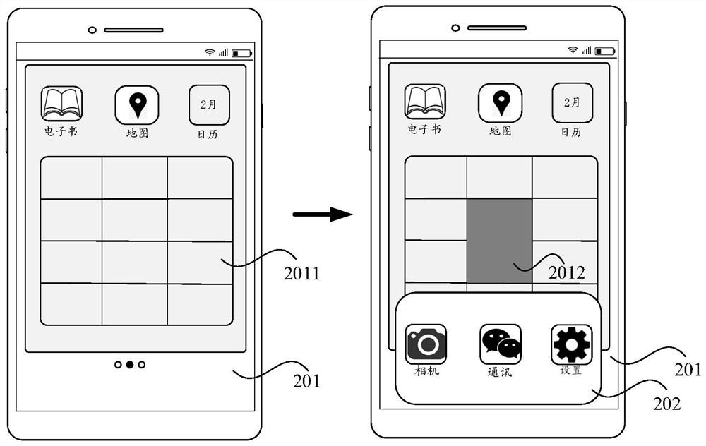 Desktop layout method and device