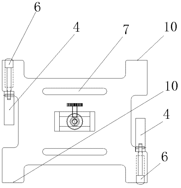 High-speed railway track accurate adjusting device