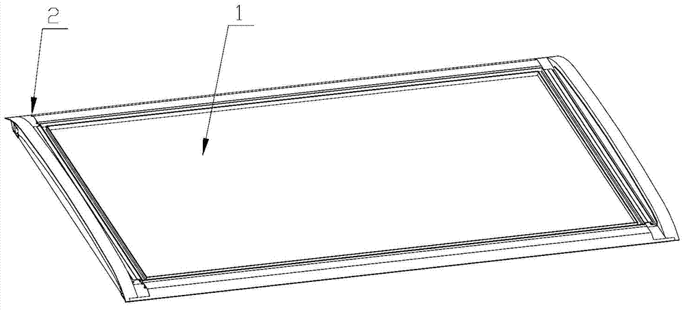 Roof of rail vehicle and air-conditioning mounting seat thereof