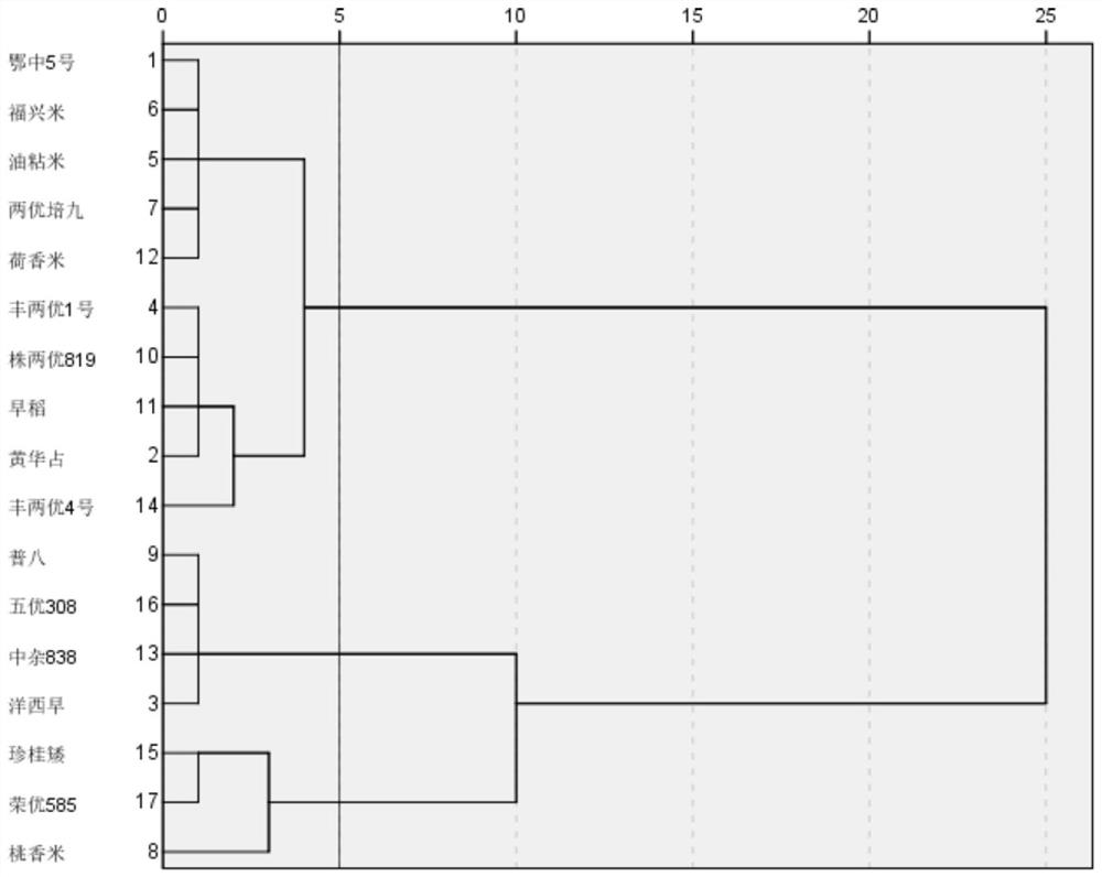 Method for screening rice suitable for making rice flour and method for predicting quality of rice flour