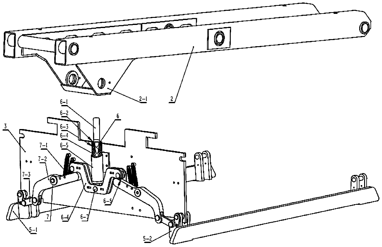 Swing type anti-overturning protection device