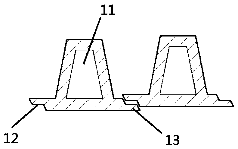 Hollow double spirally-wound plastic hose and production process thereof