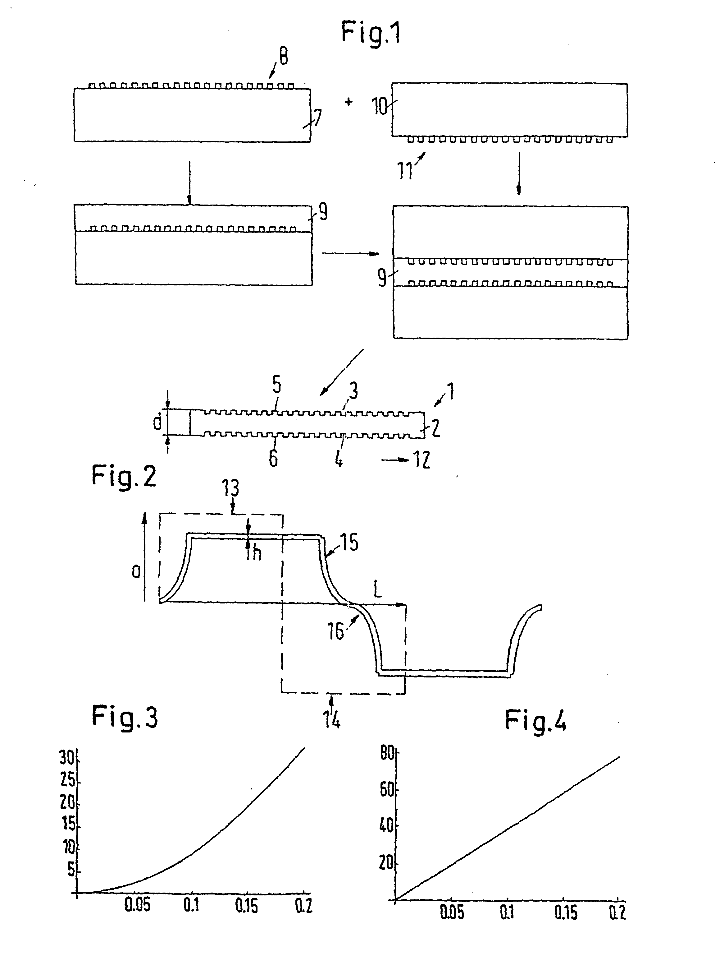 Actuating member and method for producing the same