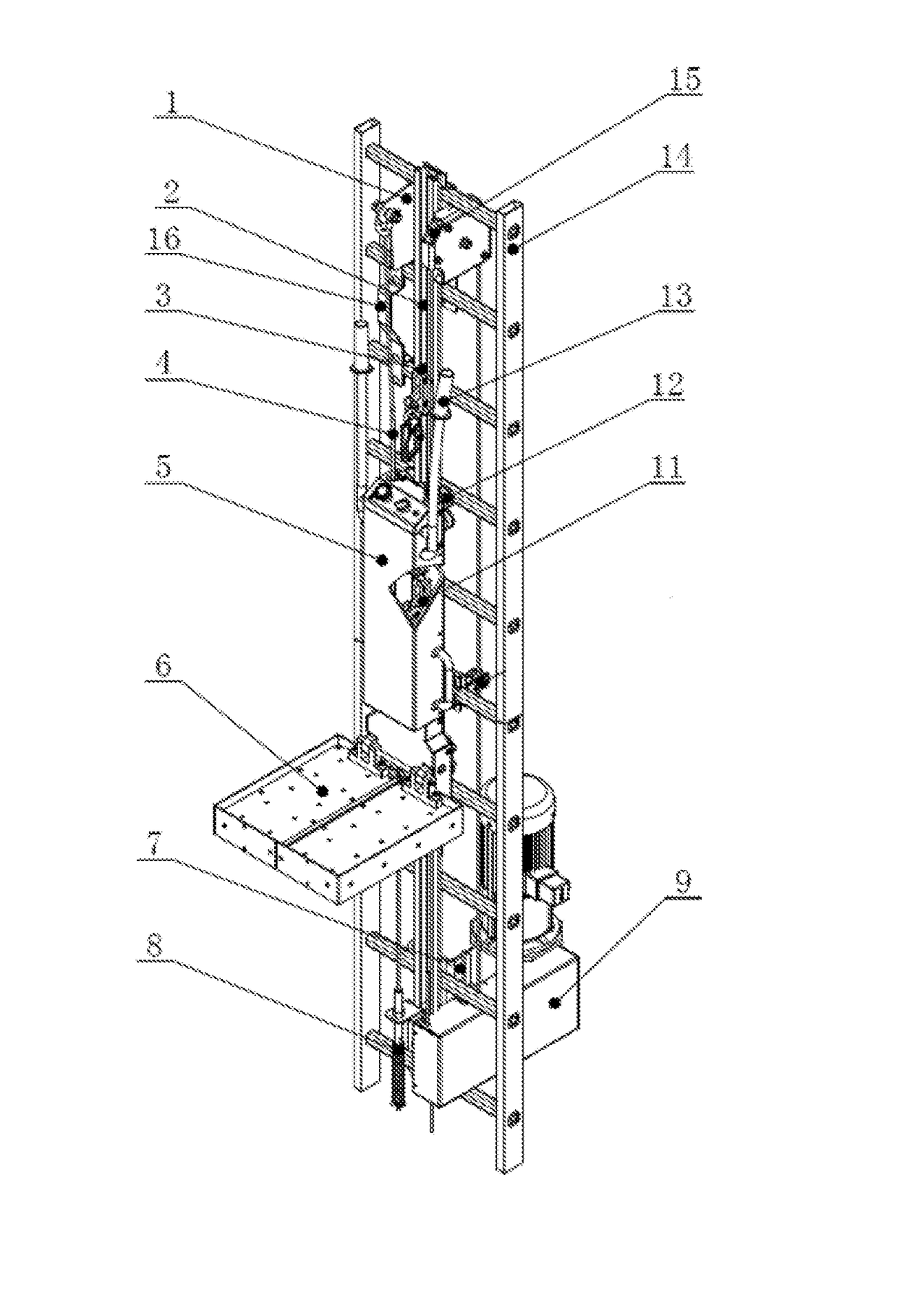 Hoisting device for working in heights