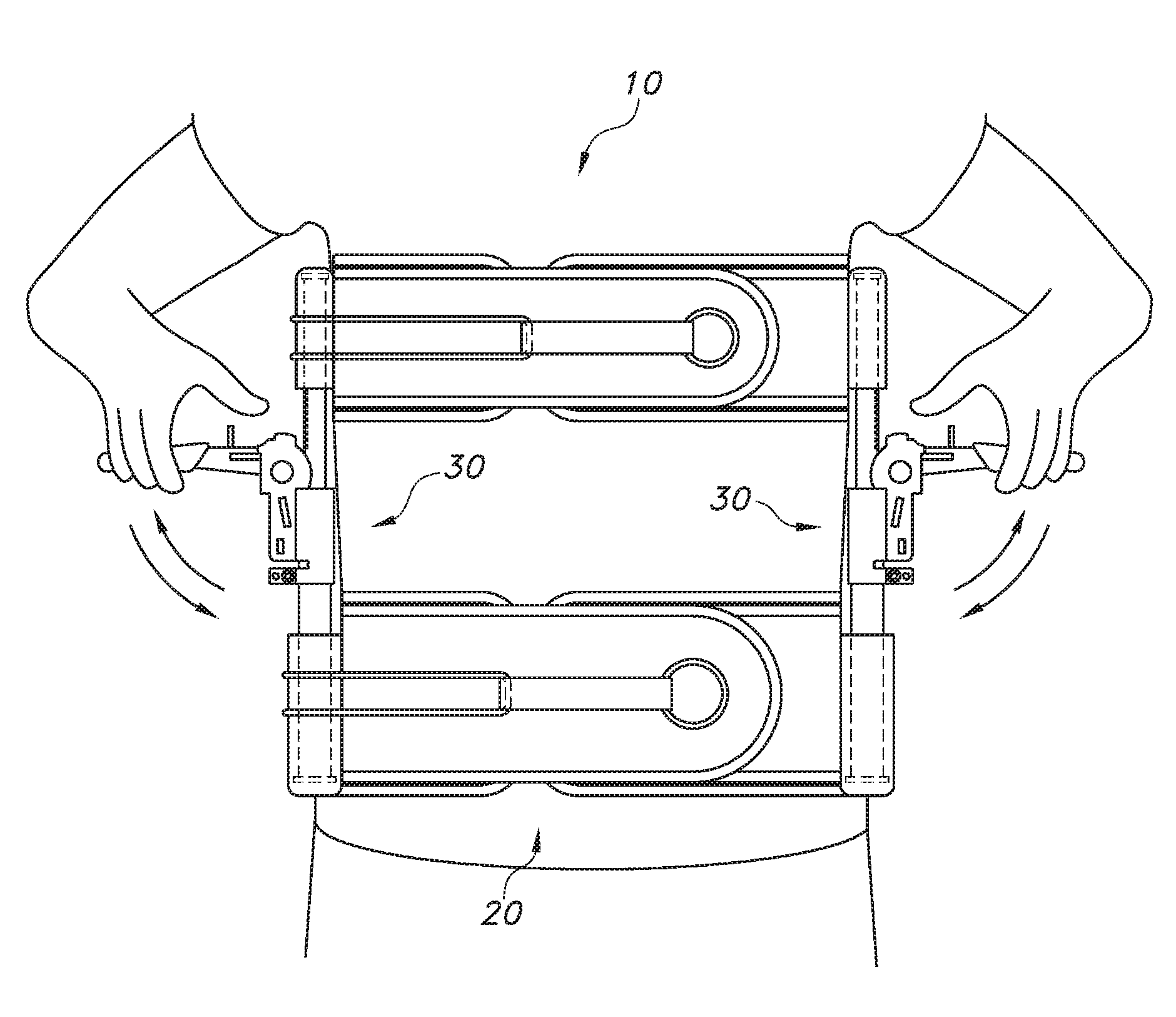 Method and apparatus for spinal disc decompression