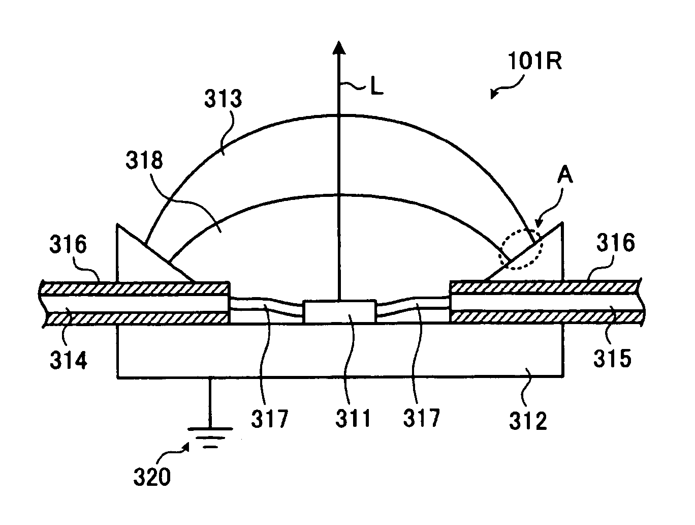 Light source unit and projector