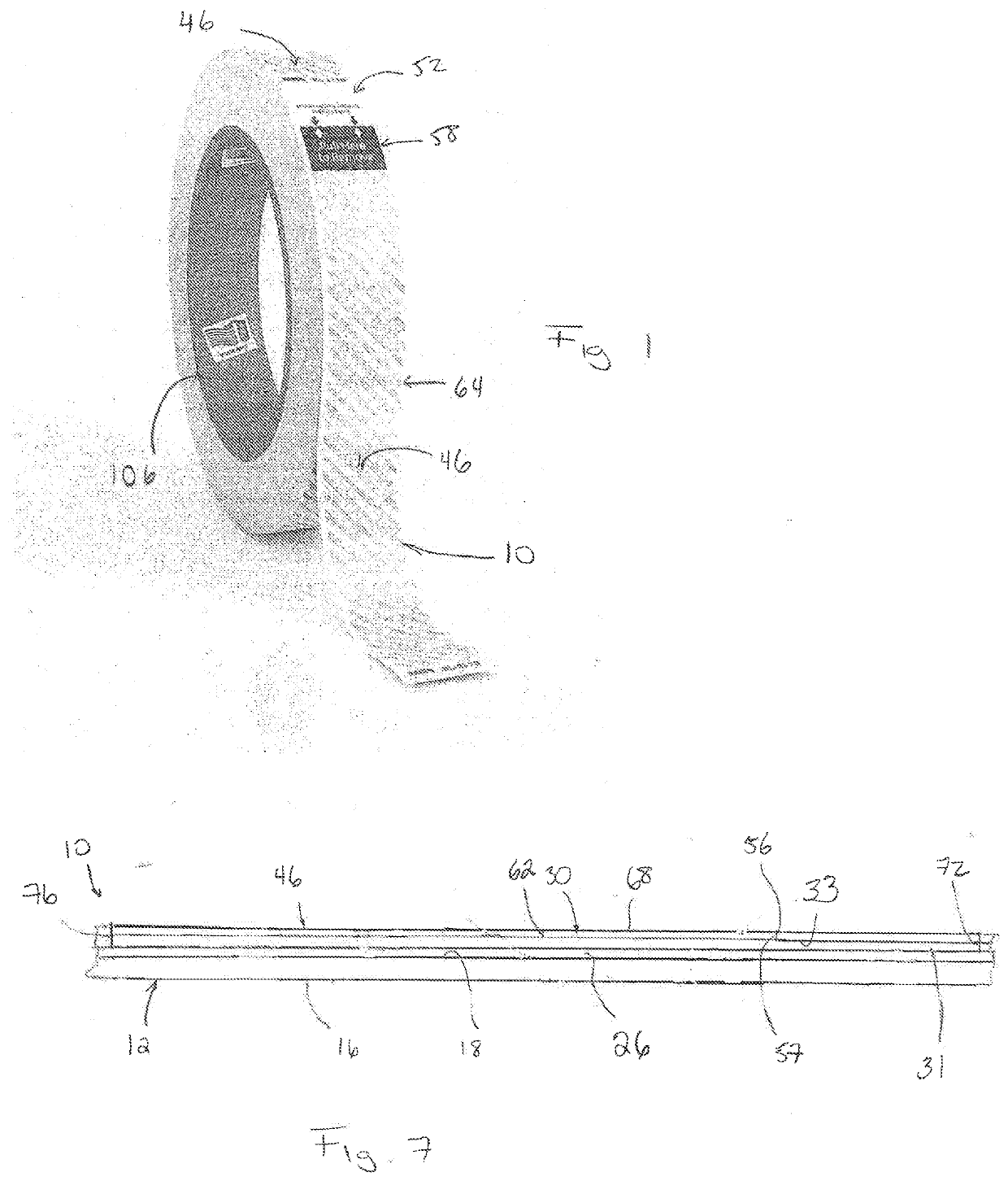 Removeable Sealing Strip And Method