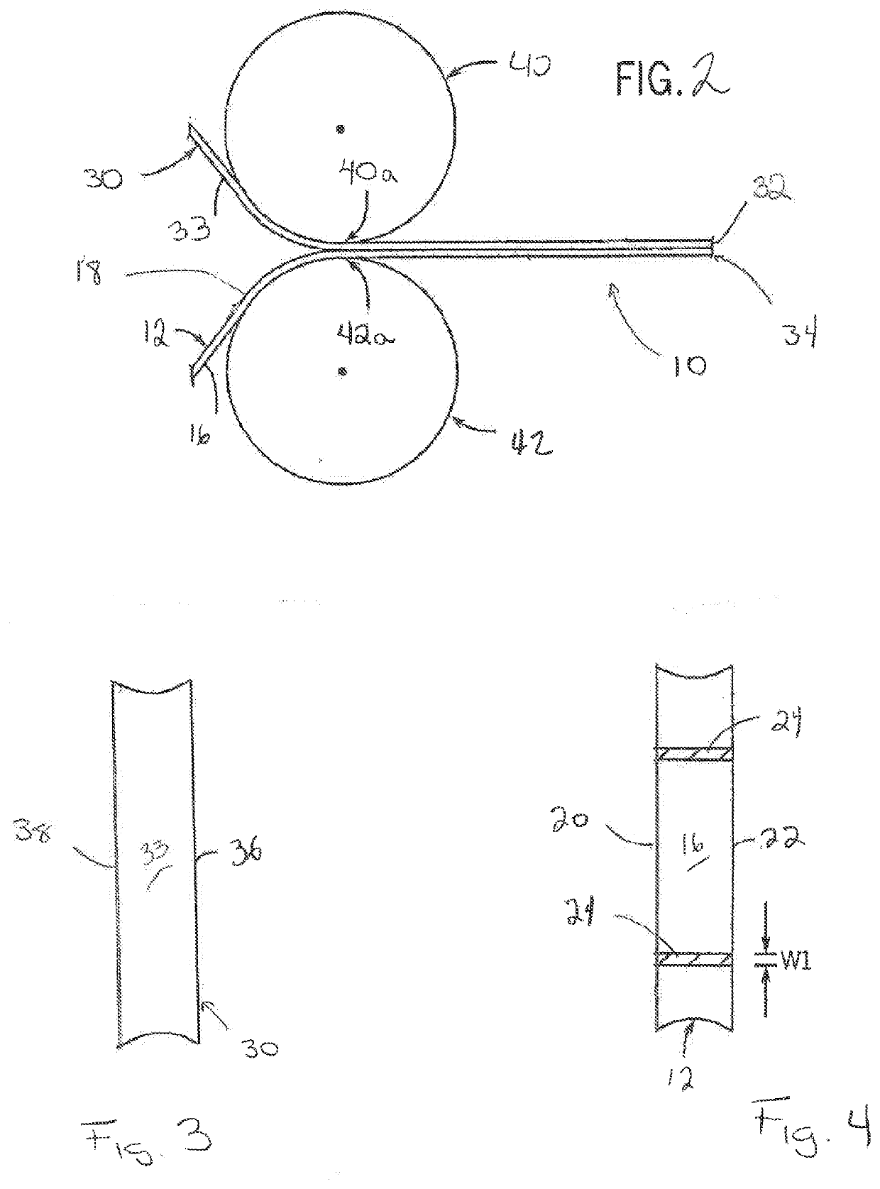 Removeable Sealing Strip And Method