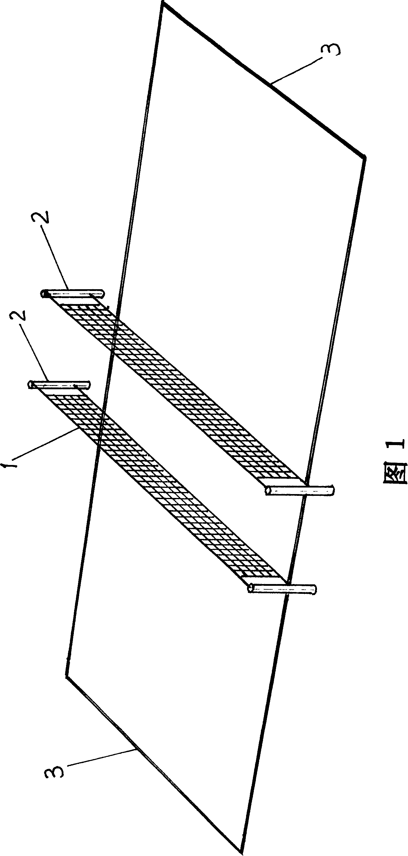 Court construction of double-net vollyball