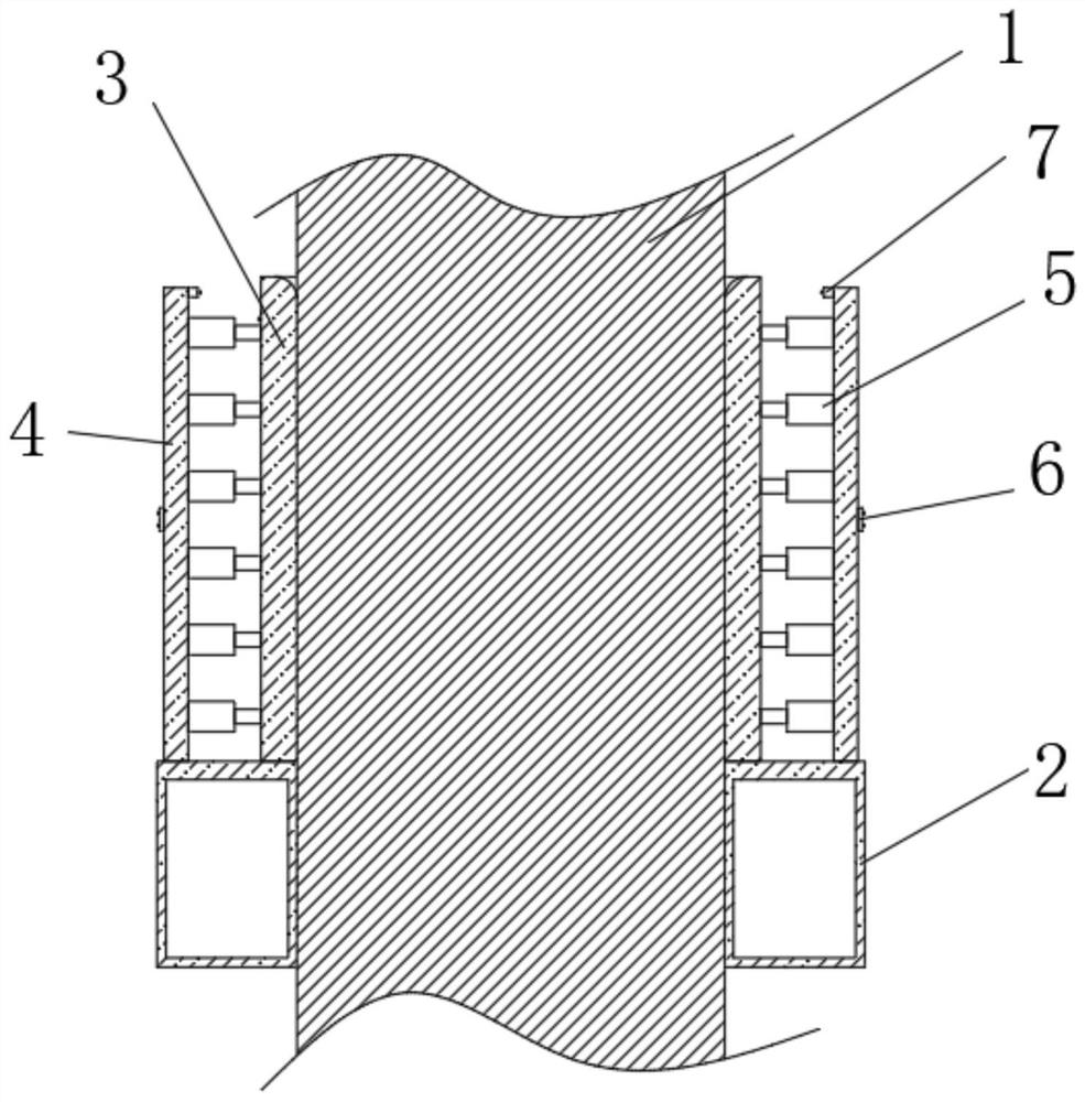 Square pier electromagnetic field anti-collision device and method based on Internet of Things associated BIM technology