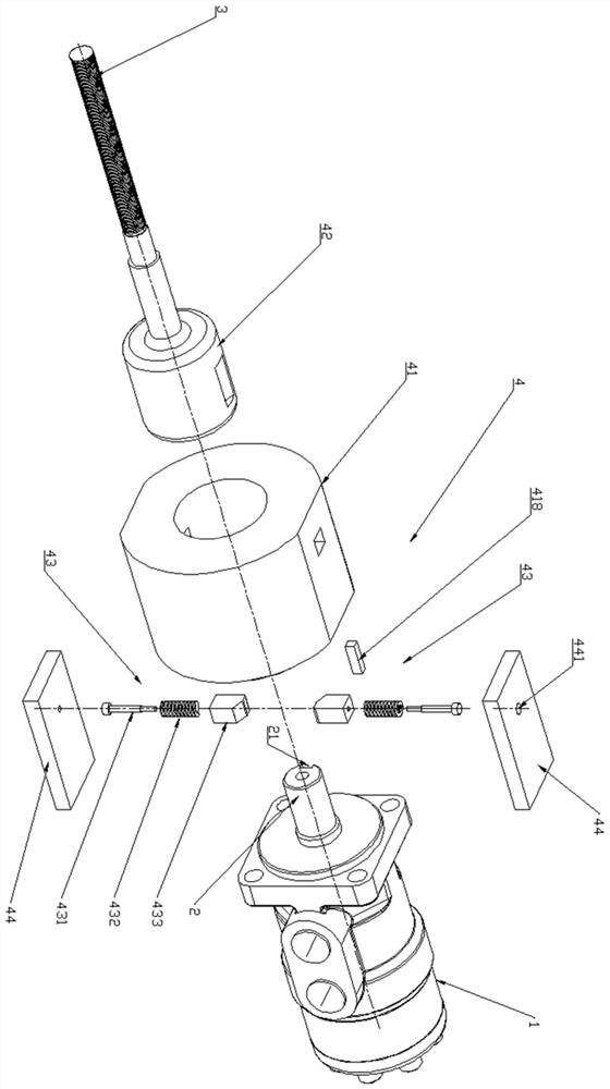 Screw rotating device capable of automatically disengaging threads