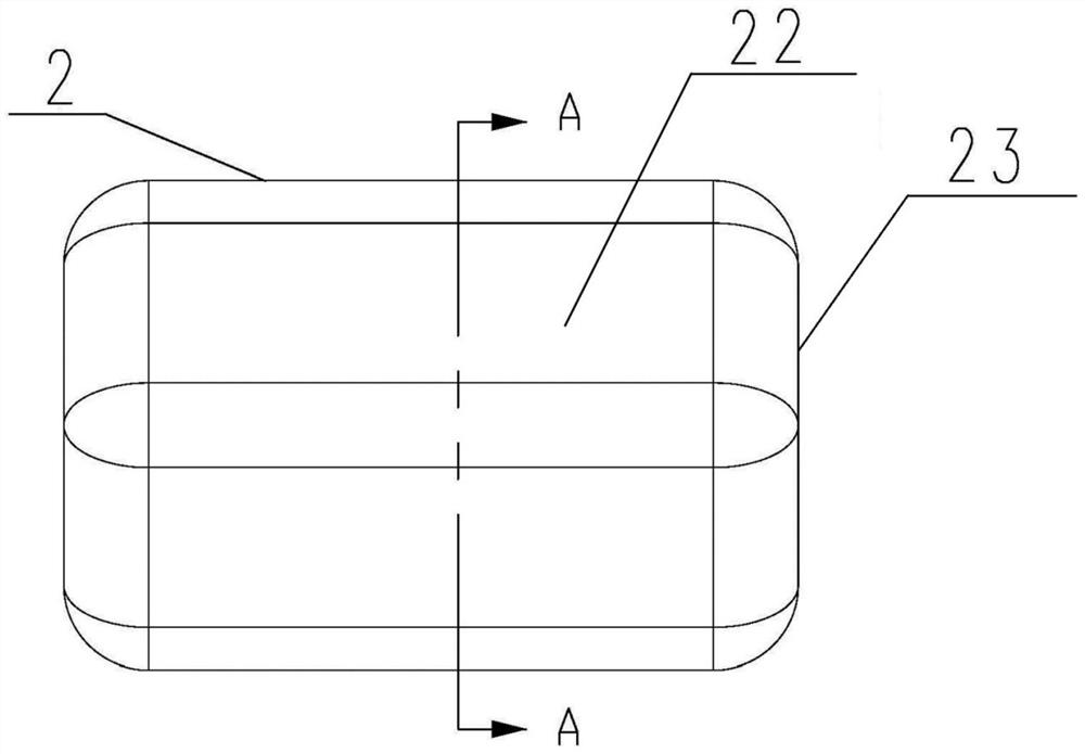 Filling body for airtight test