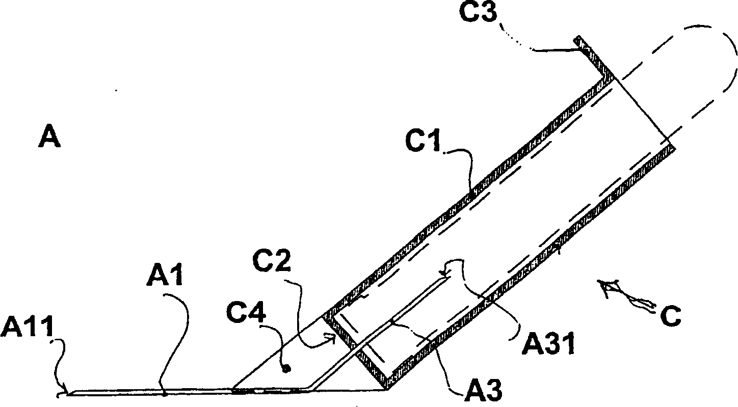 Process for the production of interchangeable vacuum test tube holders for taking blood samples and product obtained therefrom
