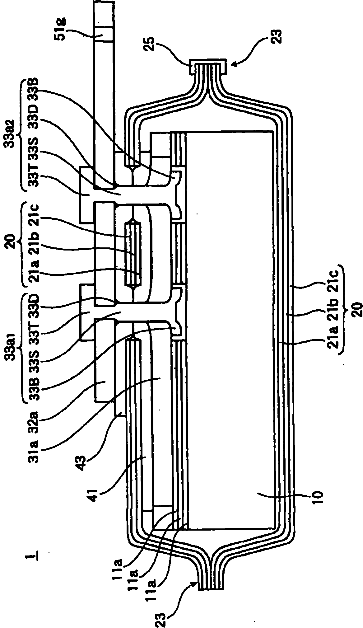 Electric energy storage device and its manufacturing method