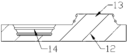 Array plate type solar heat collecting assembly