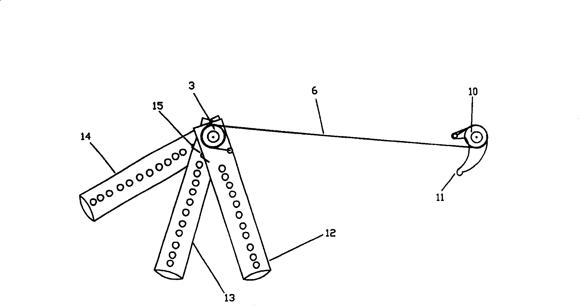 Forked RF liver exsector