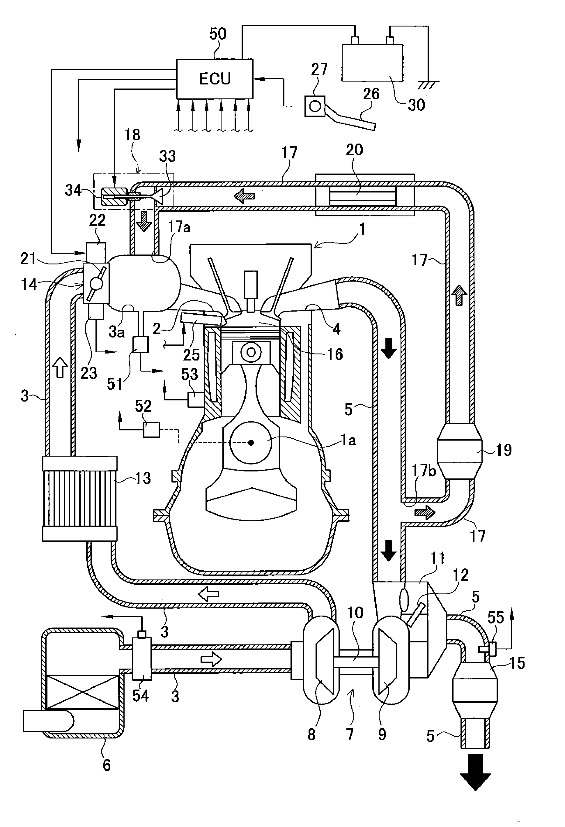 Exhaust gas recirculation apparatus