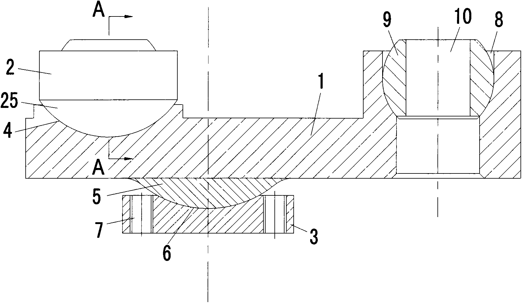 Three-node compensating device for wire rope sets of elevator