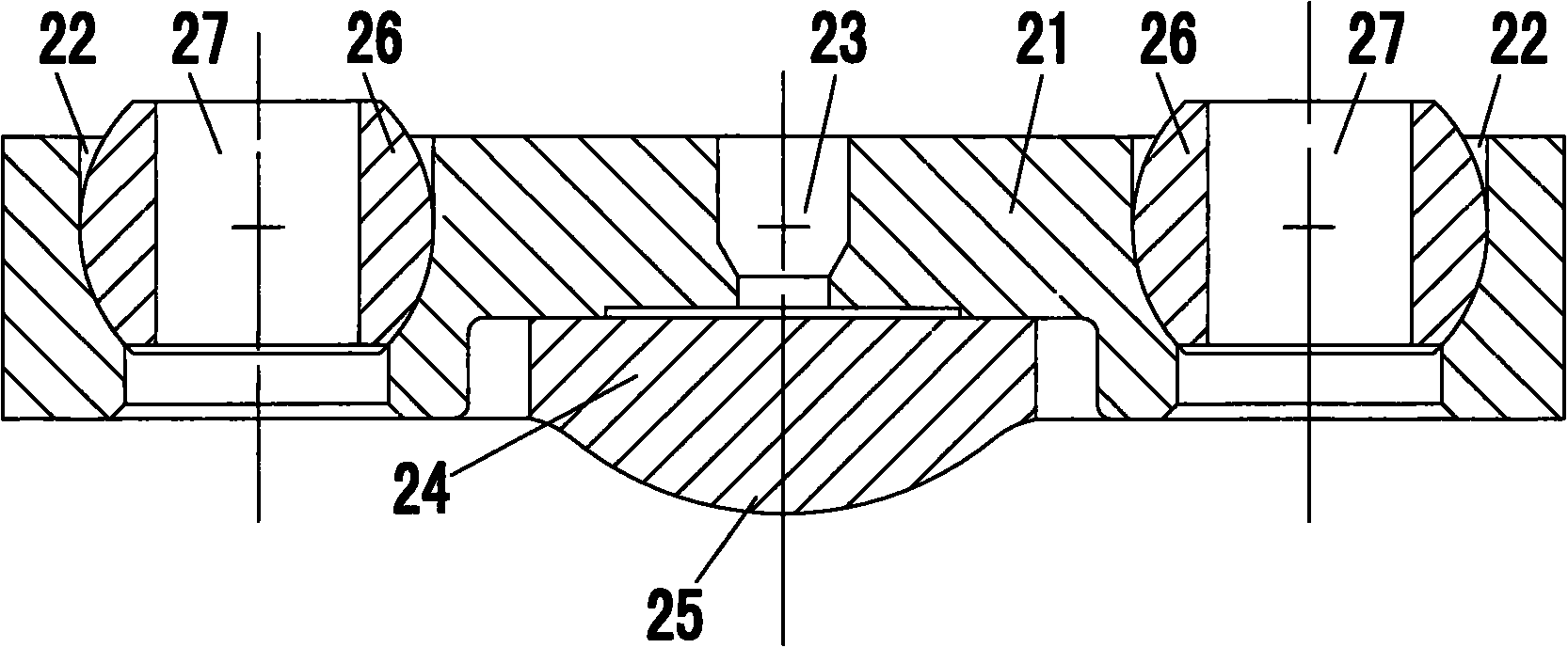 Three-node compensating device for wire rope sets of elevator