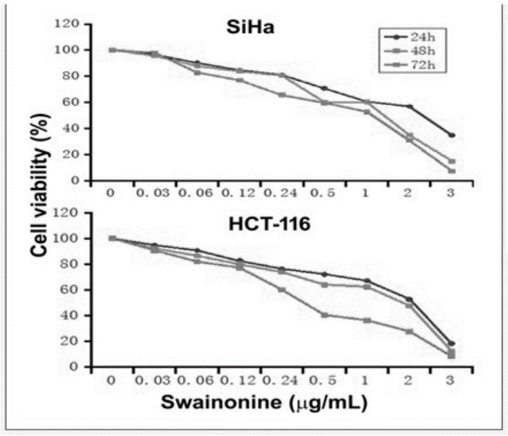 Preparation method of swainsonine derivatives and scientific research reagents thereof