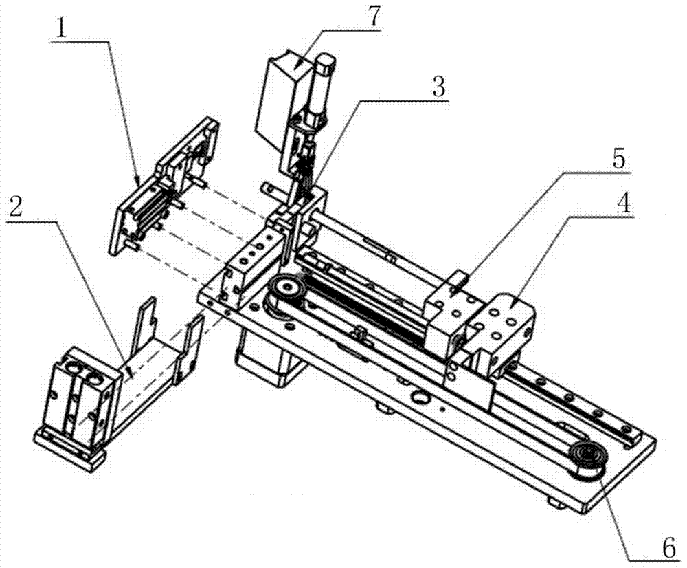 A tail-breaking mechanism of a winding machine