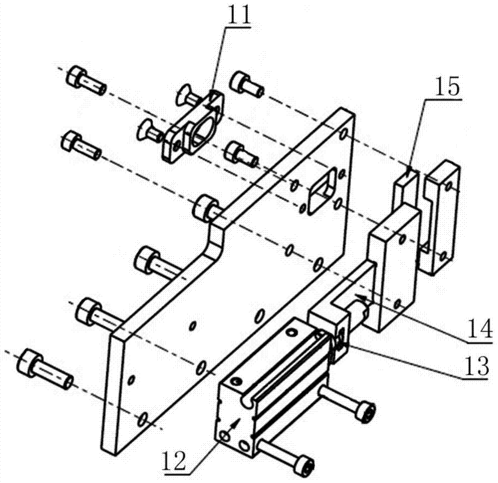 A tail-breaking mechanism of a winding machine