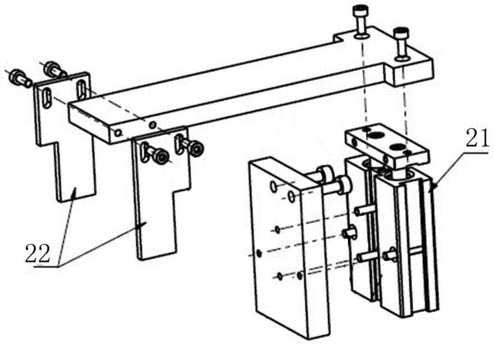 A tail-breaking mechanism of a winding machine