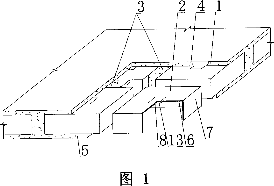 Cast-in-place concrete hollow core slab