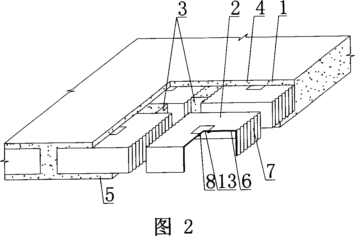 Cast-in-place concrete hollow core slab