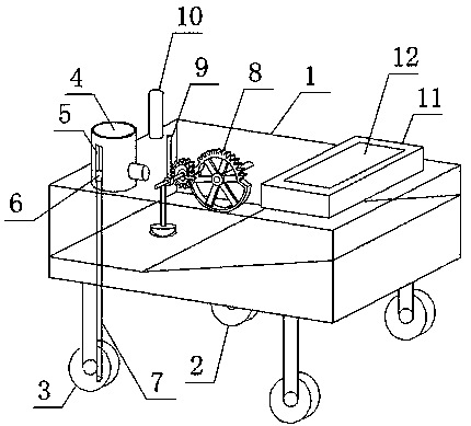 Intermittent agricultural seeder