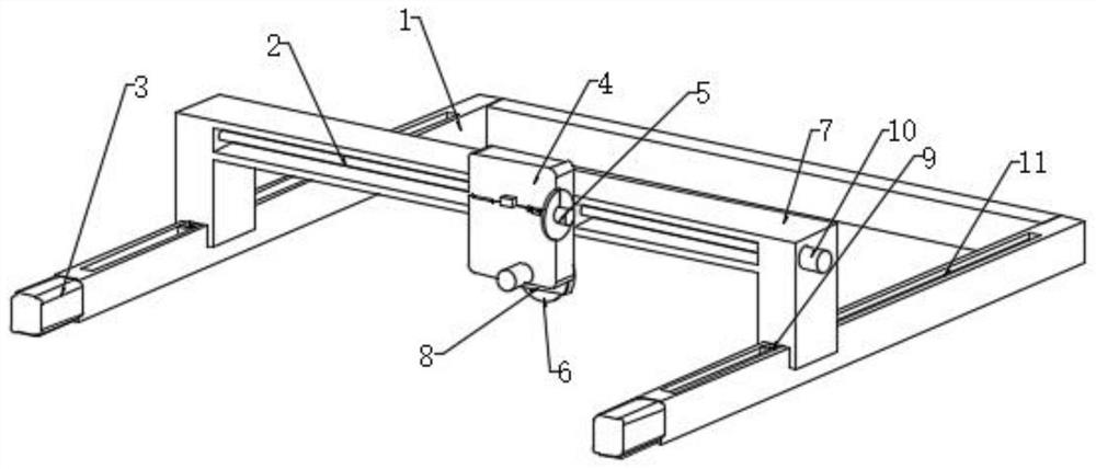 Novel cutting-off device for cutting off pouring gate