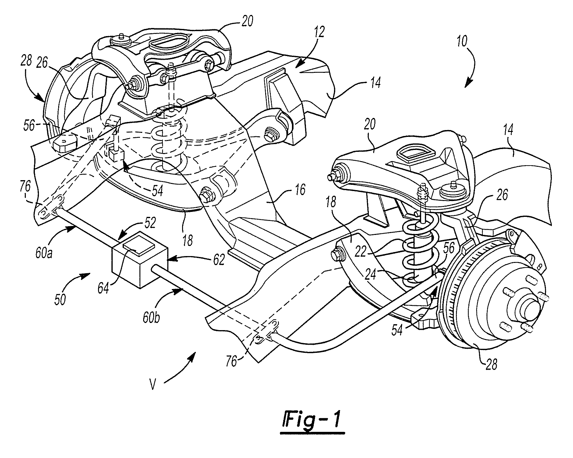Apparatus and method for coupling a disconnectable stabilizer bar