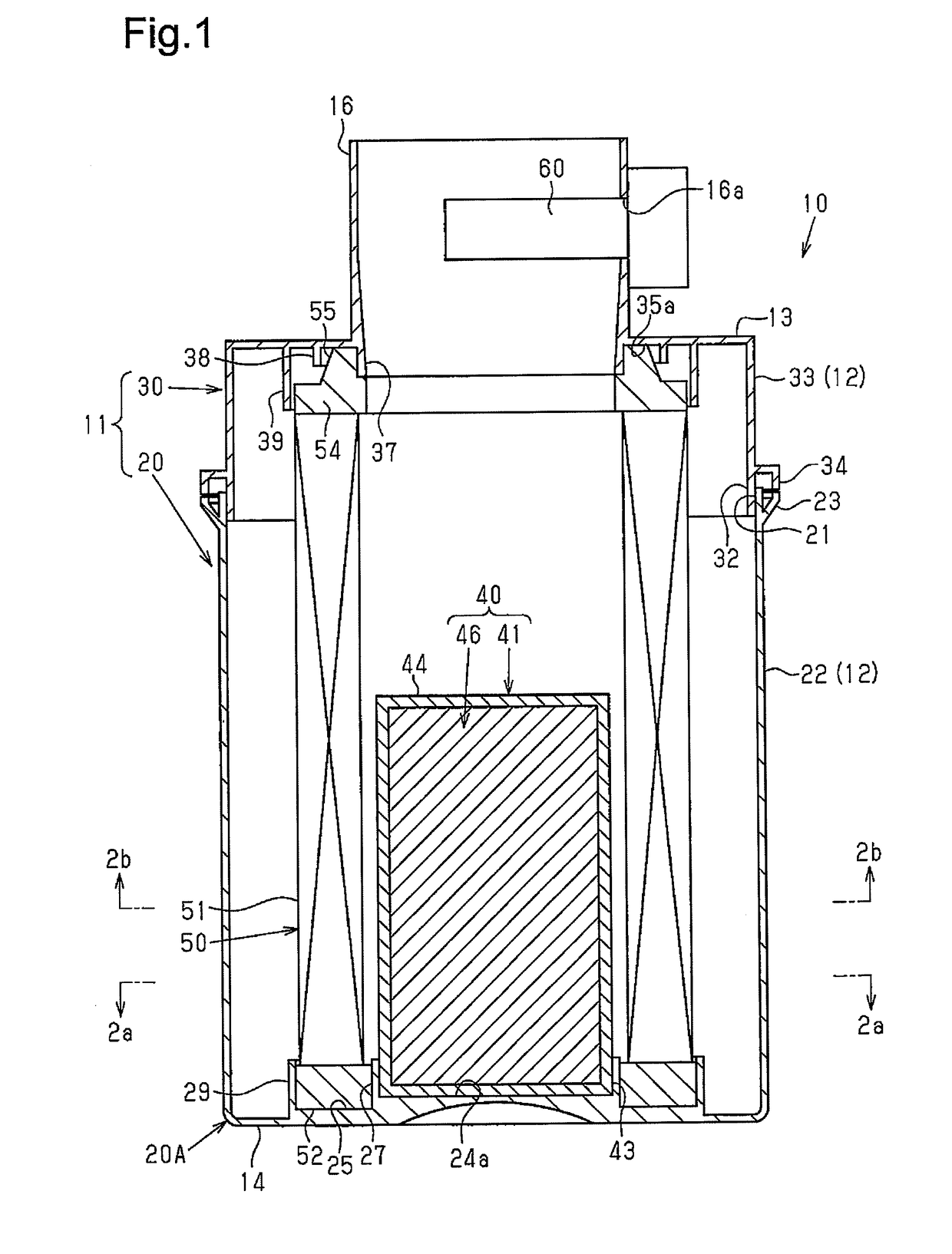 Cylindrical air cleaner for internal combustion engine