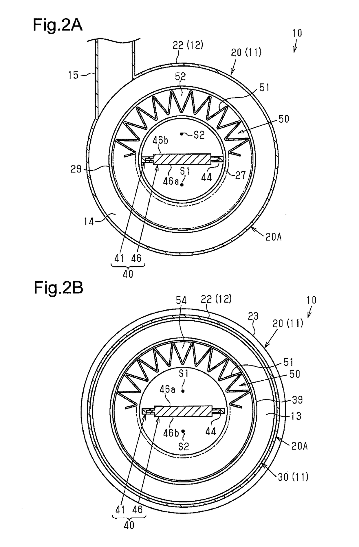 Cylindrical air cleaner for internal combustion engine